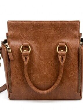 Cobbler Legend Brown Genuine Leather Crossbody Bag & Satchel Handbag